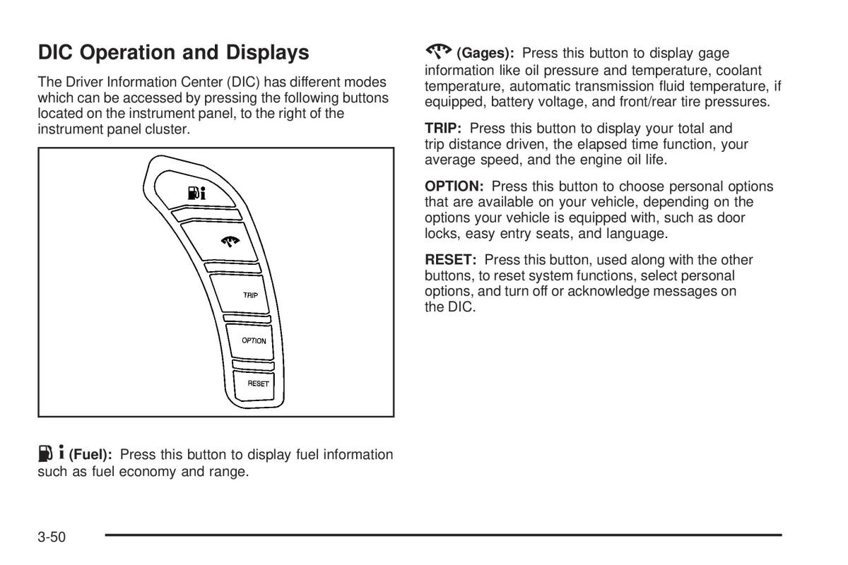 Chevrolet Corvette C5 owners manual / page 190