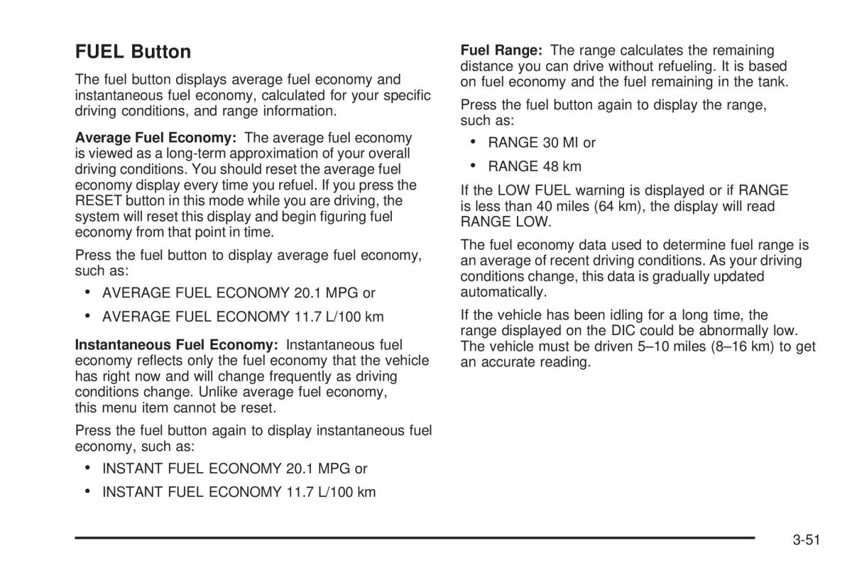 Chevrolet Corvette C5 owners manual / page 191