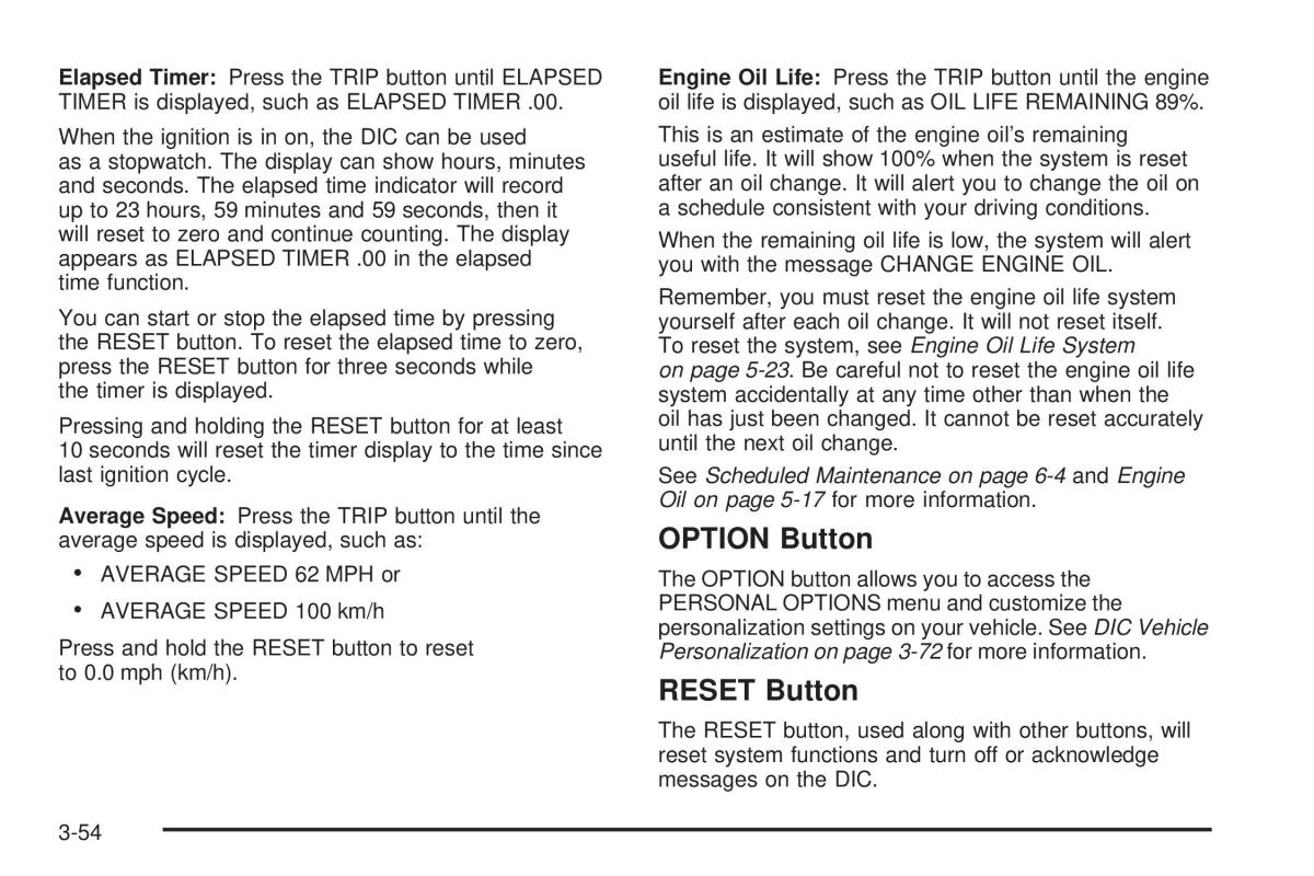 Chevrolet Corvette C5 owners manual / page 194