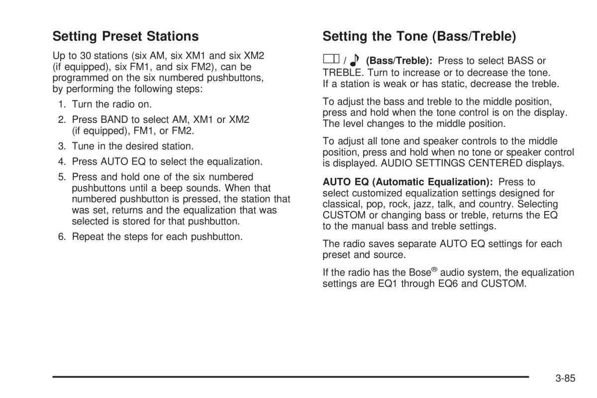 Chevrolet Corvette C5 owners manual / page 225