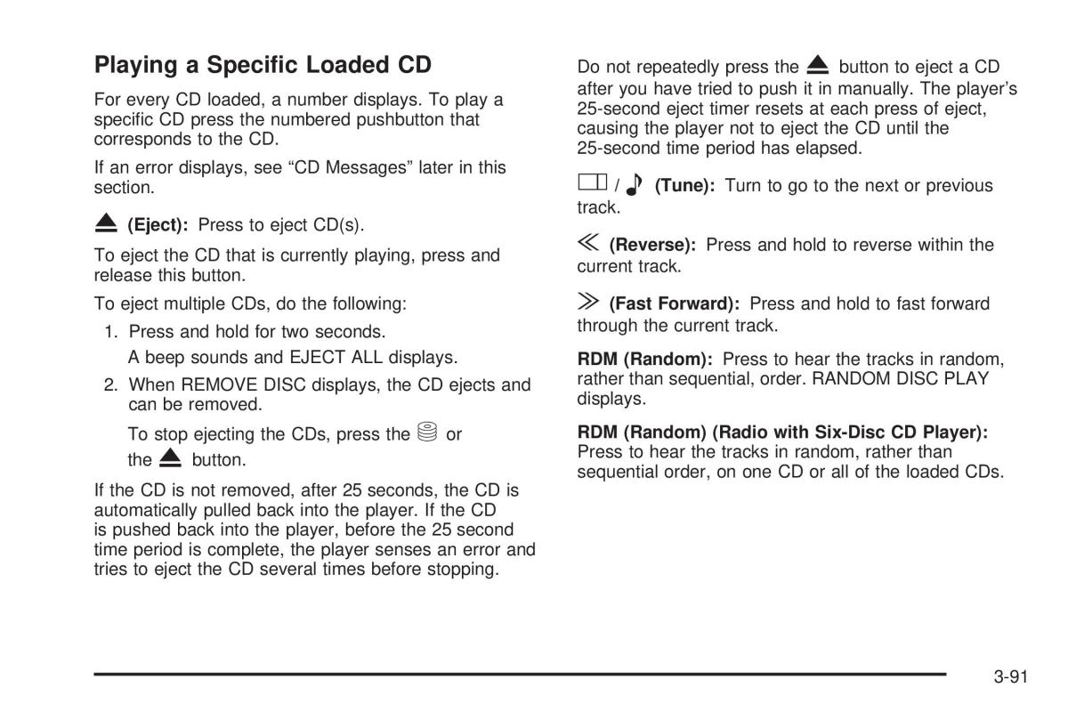 Chevrolet Corvette C5 owners manual / page 231