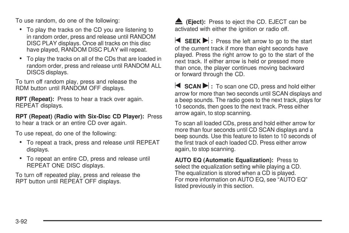 Chevrolet Corvette C5 owners manual / page 232