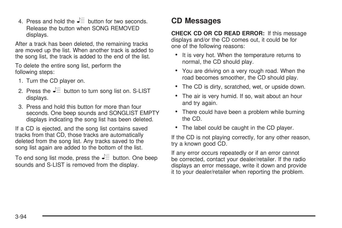 Chevrolet Corvette C5 owners manual / page 234