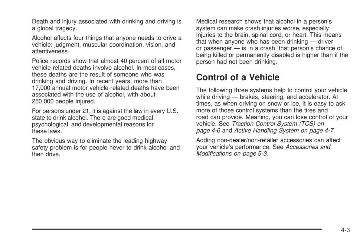 Chevrolet Corvette C5 owners manual / page 247