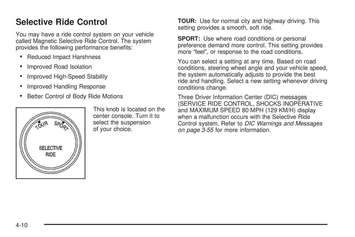 Chevrolet Corvette C5 owners manual / page 254