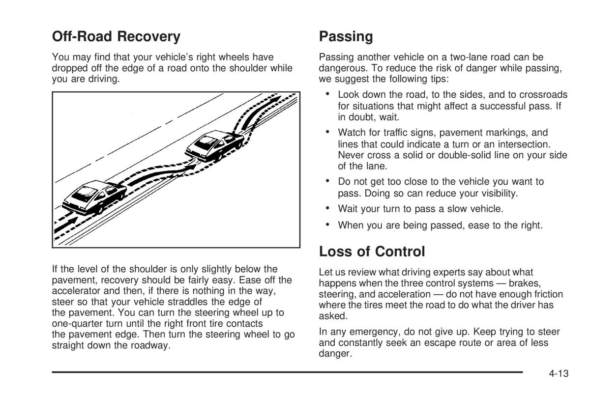 Chevrolet Corvette C5 owners manual / page 257