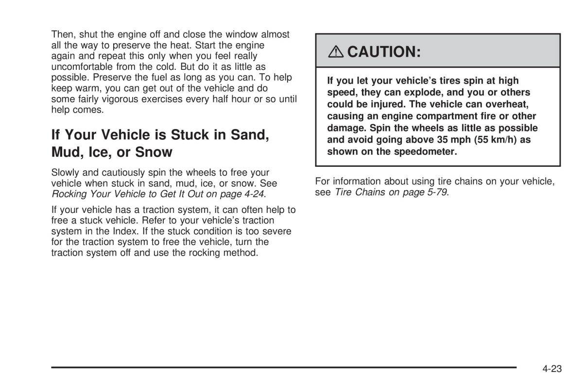 Chevrolet Corvette C5 owners manual / page 267