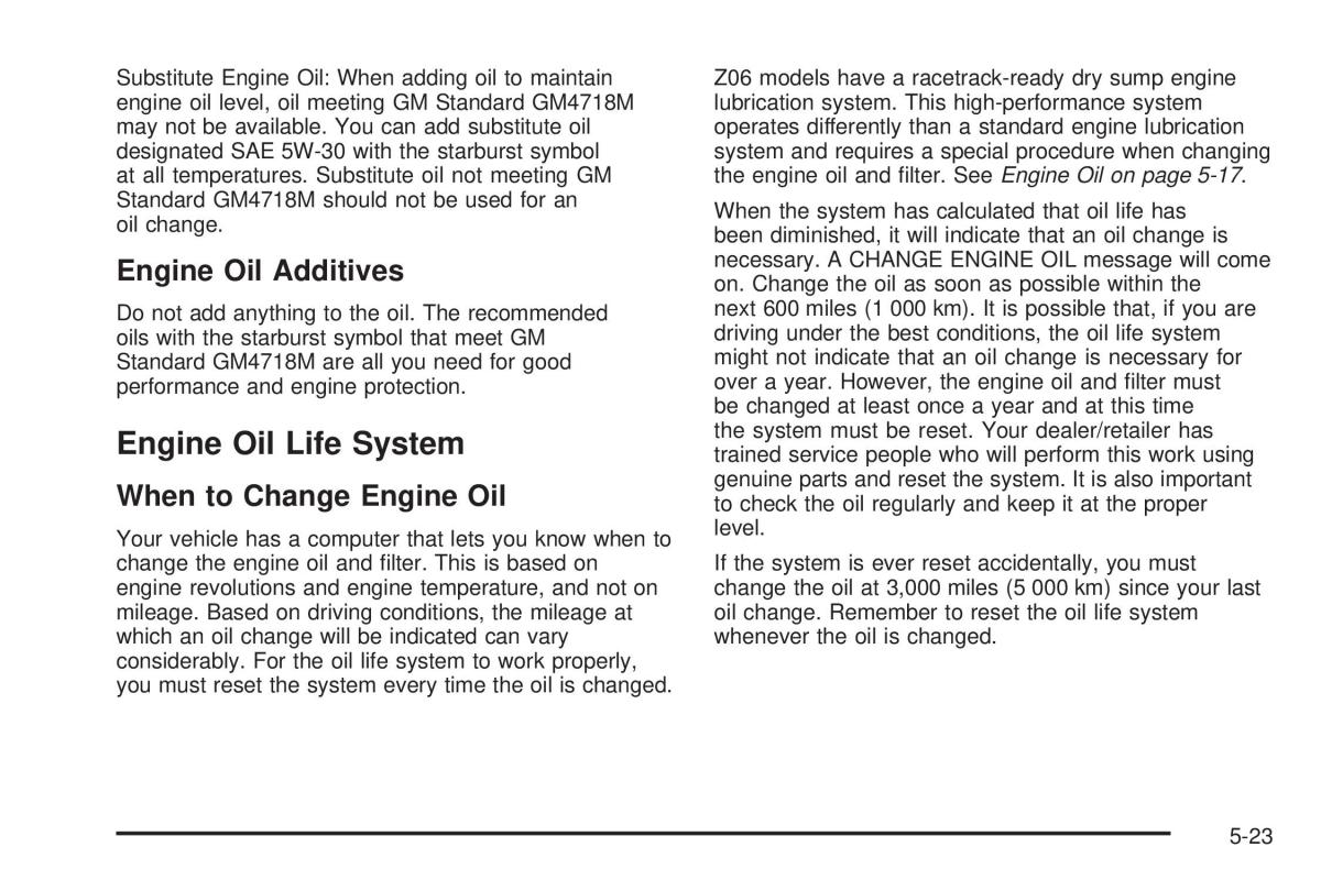 Chevrolet Corvette C5 owners manual / page 297