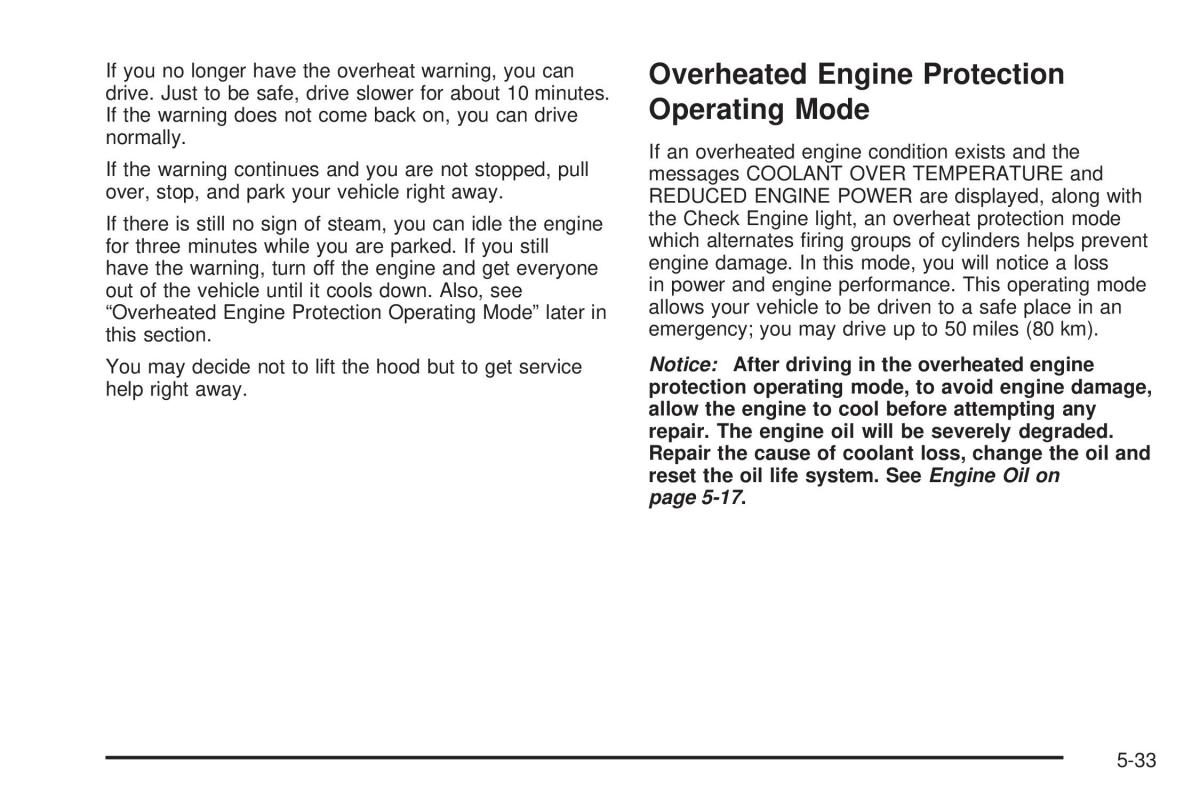 Chevrolet Corvette C5 owners manual / page 307