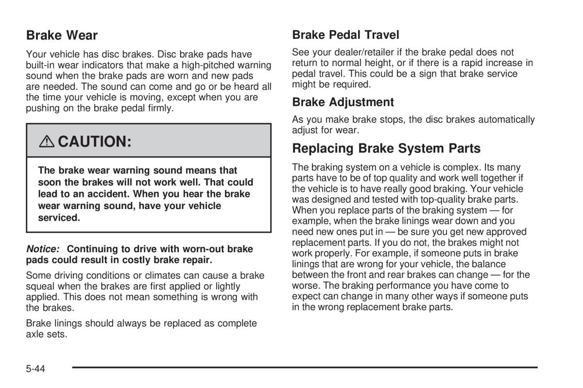 Chevrolet Corvette C5 owners manual / page 318