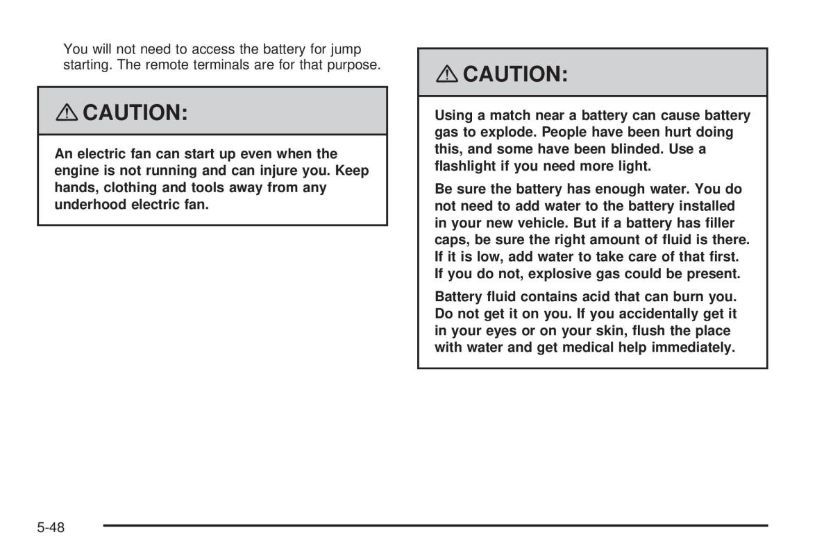 Chevrolet Corvette C5 owners manual / page 322