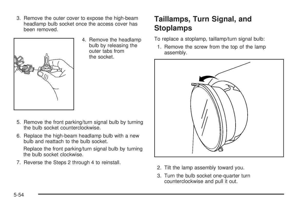 Chevrolet Corvette C5 owners manual / page 328