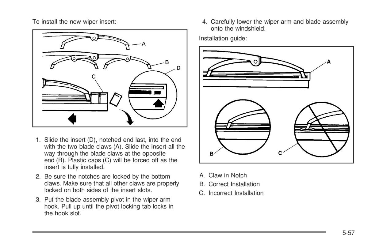 Chevrolet Corvette C5 owners manual / page 331