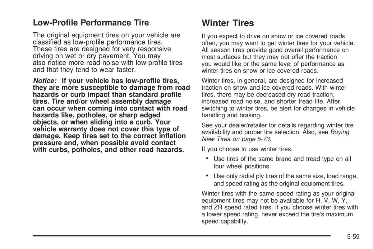 Chevrolet Corvette C5 owners manual / page 333