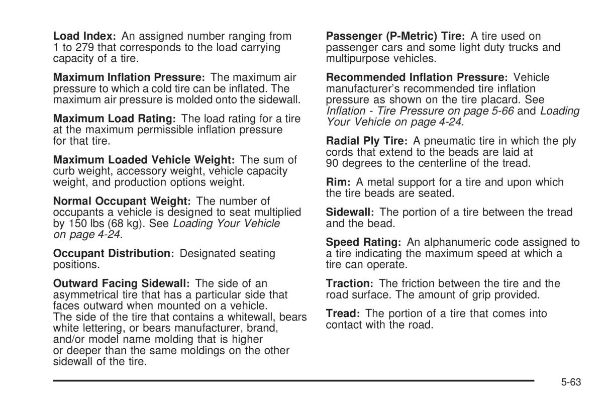 Chevrolet Corvette C5 owners manual / page 337