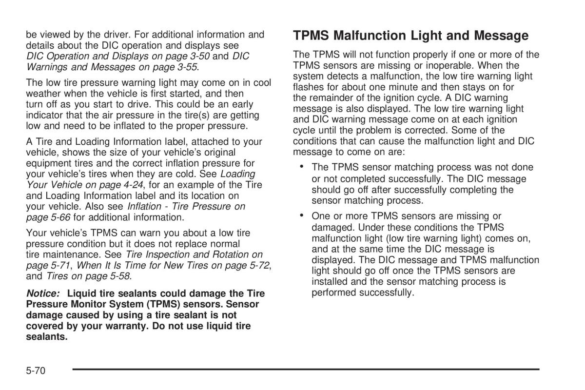 Chevrolet Corvette C5 owners manual / page 344