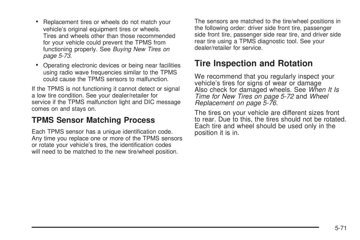 Chevrolet Corvette C5 owners manual / page 345