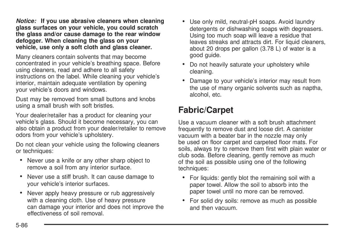 Chevrolet Corvette C5 owners manual / page 360