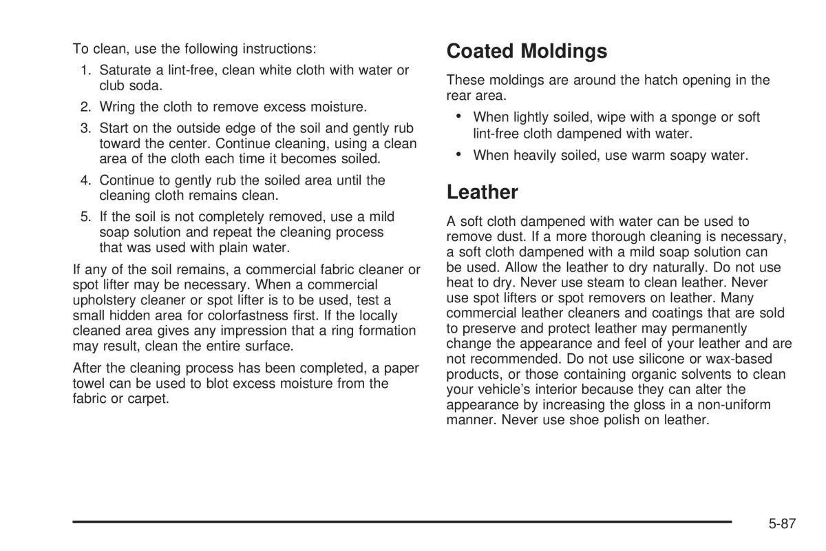 Chevrolet Corvette C5 owners manual / page 361