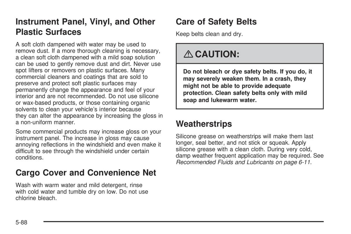 Chevrolet Corvette C5 owners manual / page 362