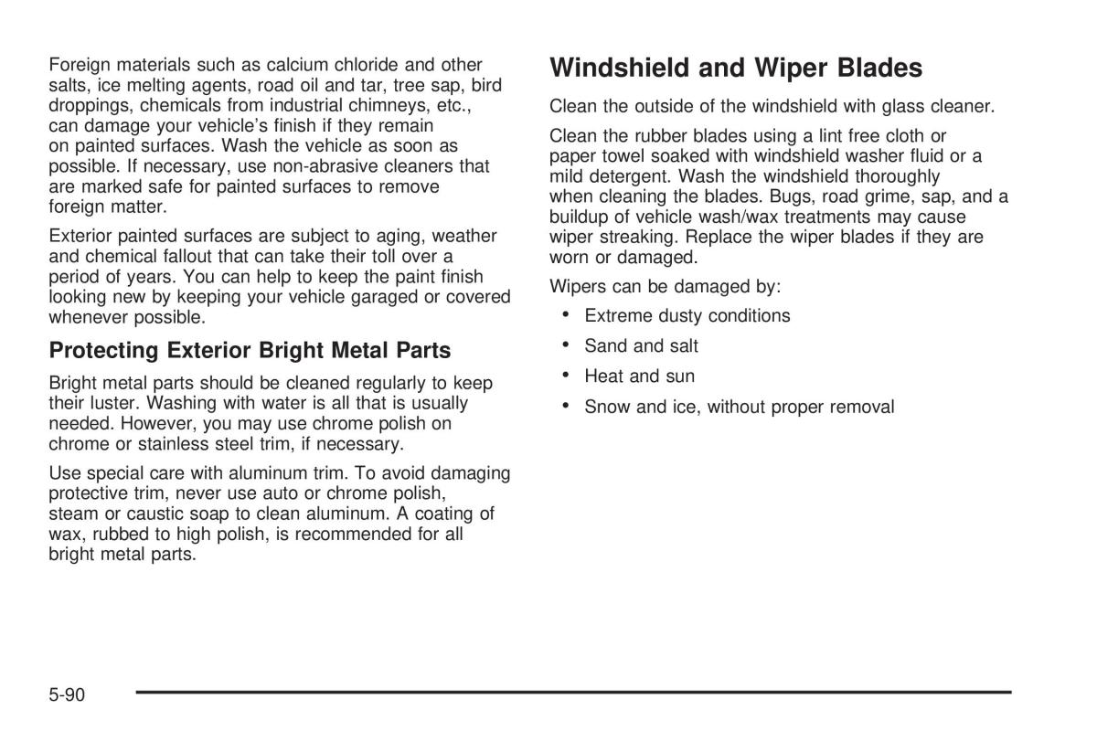 Chevrolet Corvette C5 owners manual / page 364