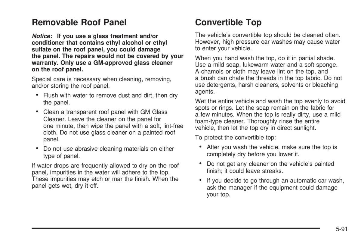 Chevrolet Corvette C5 owners manual / page 365