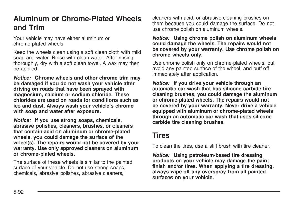 Chevrolet Corvette C5 owners manual / page 366