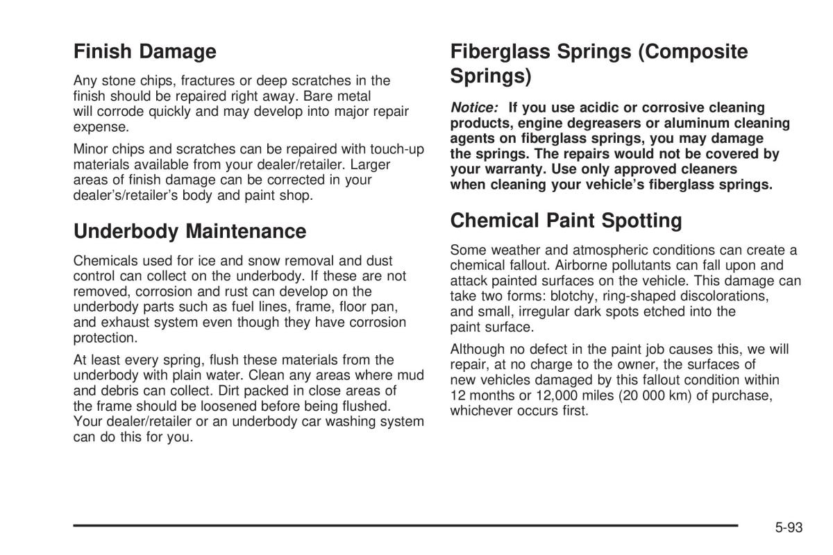 Chevrolet Corvette C5 owners manual / page 367