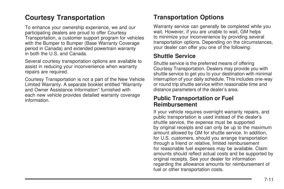 Chevrolet Corvette C5 owners manual / page 407