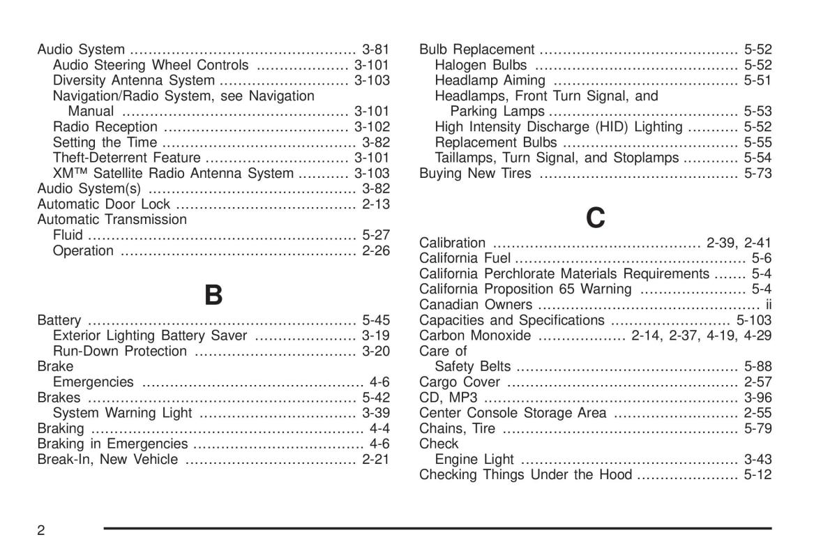 Chevrolet Corvette C5 owners manual / page 418