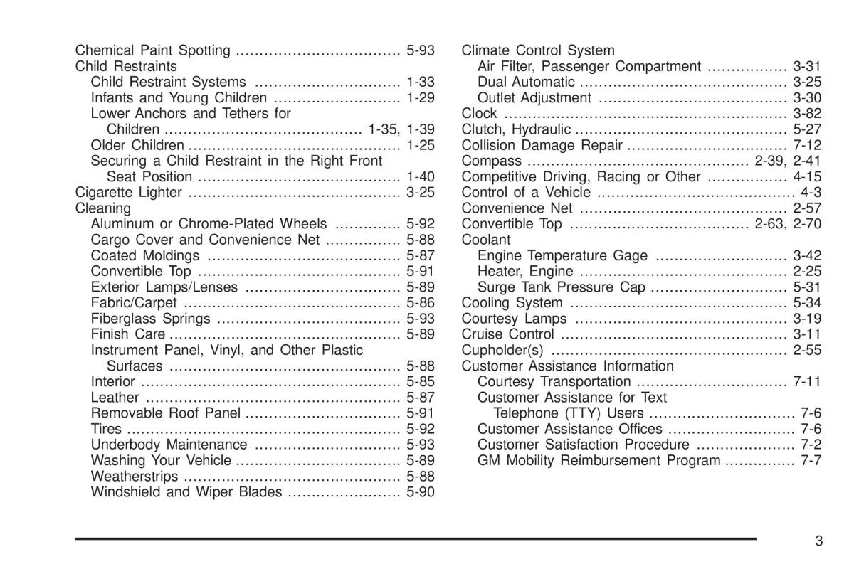 Chevrolet Corvette C5 owners manual / page 419