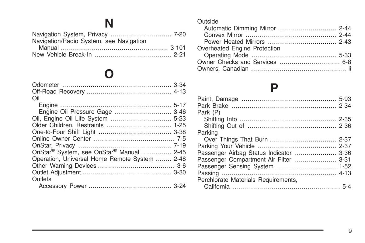 Chevrolet Corvette C5 owners manual / page 425