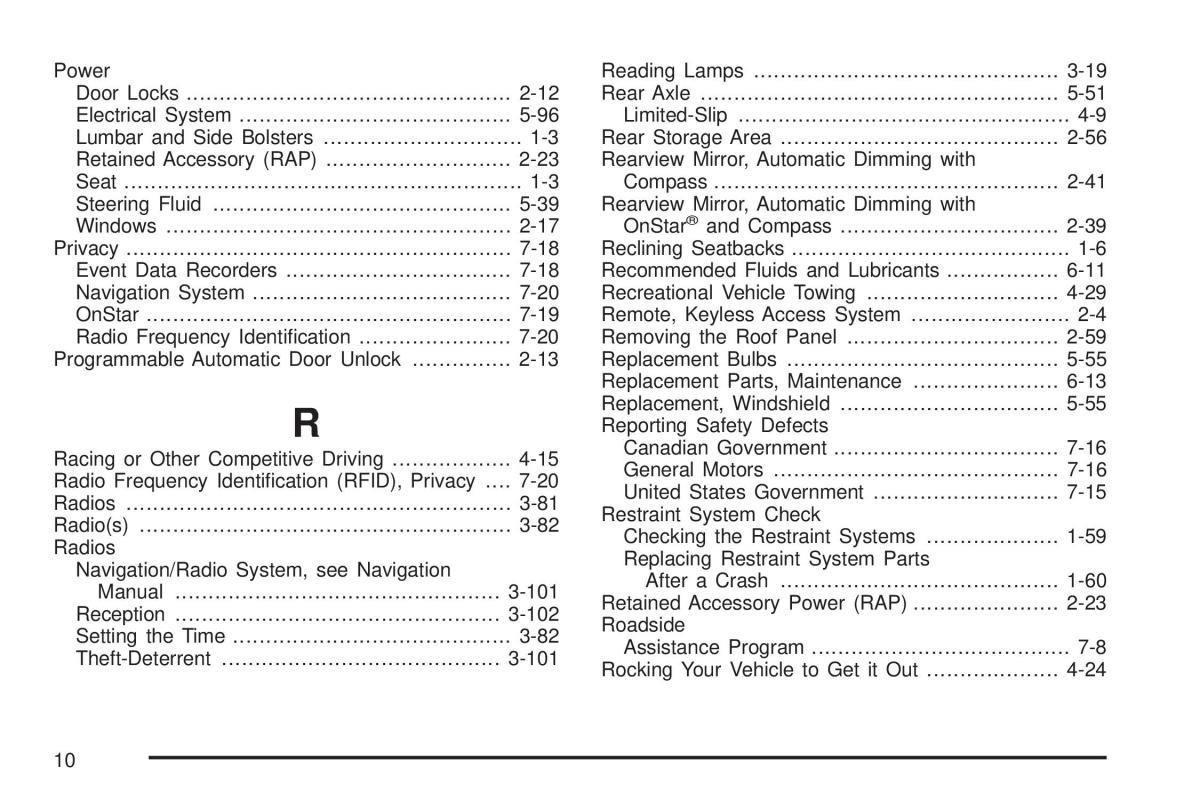 Chevrolet Corvette C5 owners manual / page 426