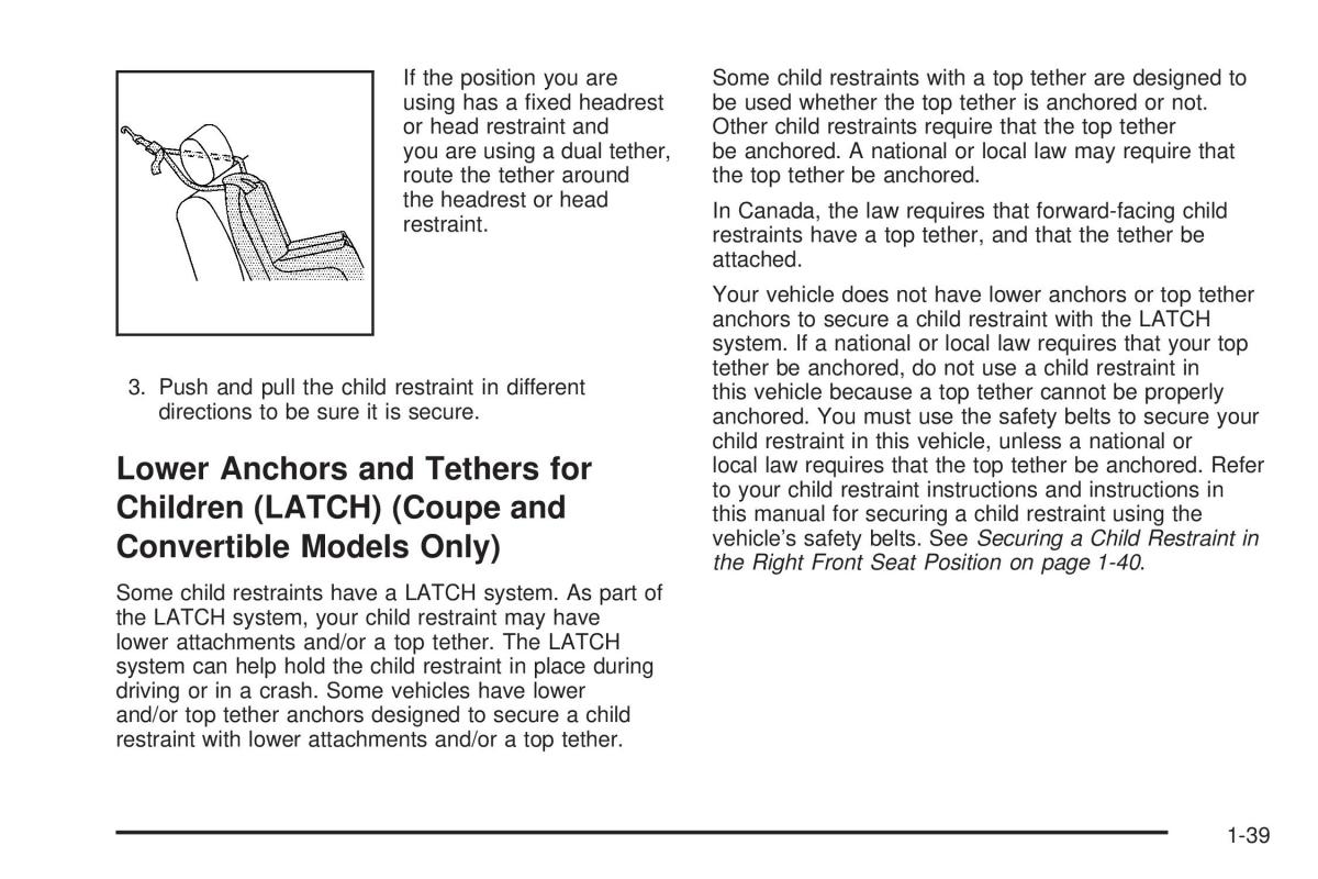 Chevrolet Corvette C5 owners manual / page 43