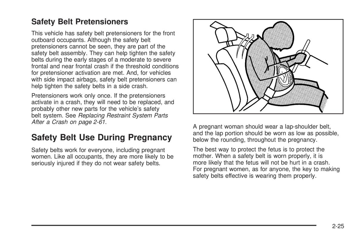 Chevrolet Corvette C6 owners manual / page 57