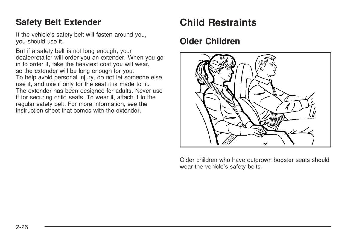 Chevrolet Corvette C6 owners manual / page 58