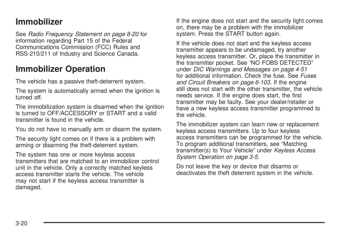 Chevrolet Corvette C6 owners manual / page 114