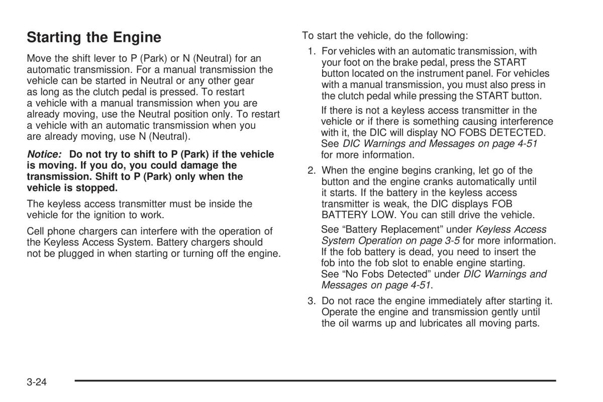 Chevrolet Corvette C6 owners manual / page 118