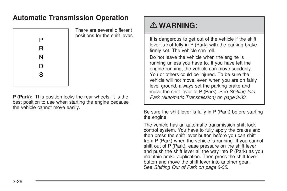 Chevrolet Corvette C6 owners manual / page 120