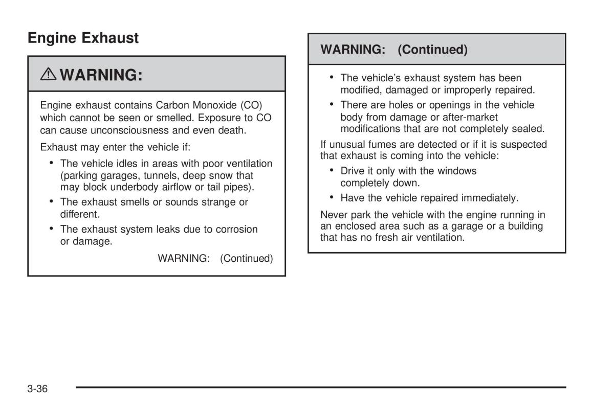 Chevrolet Corvette C6 owners manual / page 130