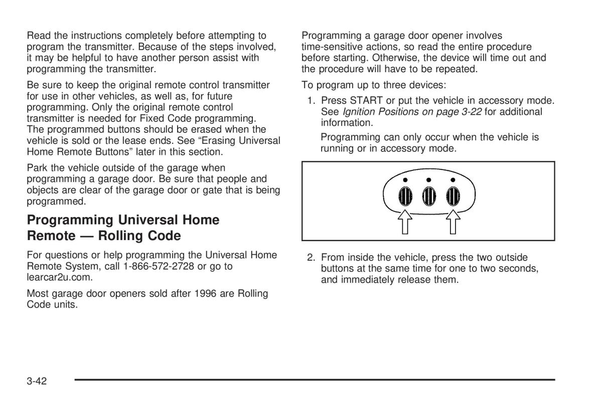 Chevrolet Corvette C6 owners manual / page 136