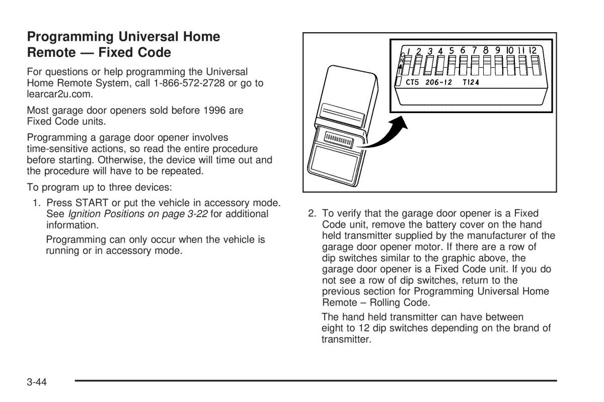 Chevrolet Corvette C6 owners manual / page 138