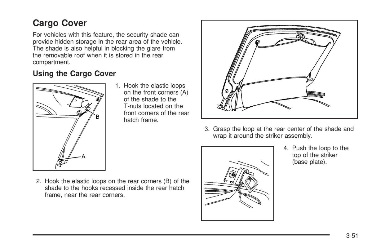 Chevrolet Corvette C6 owners manual / page 145