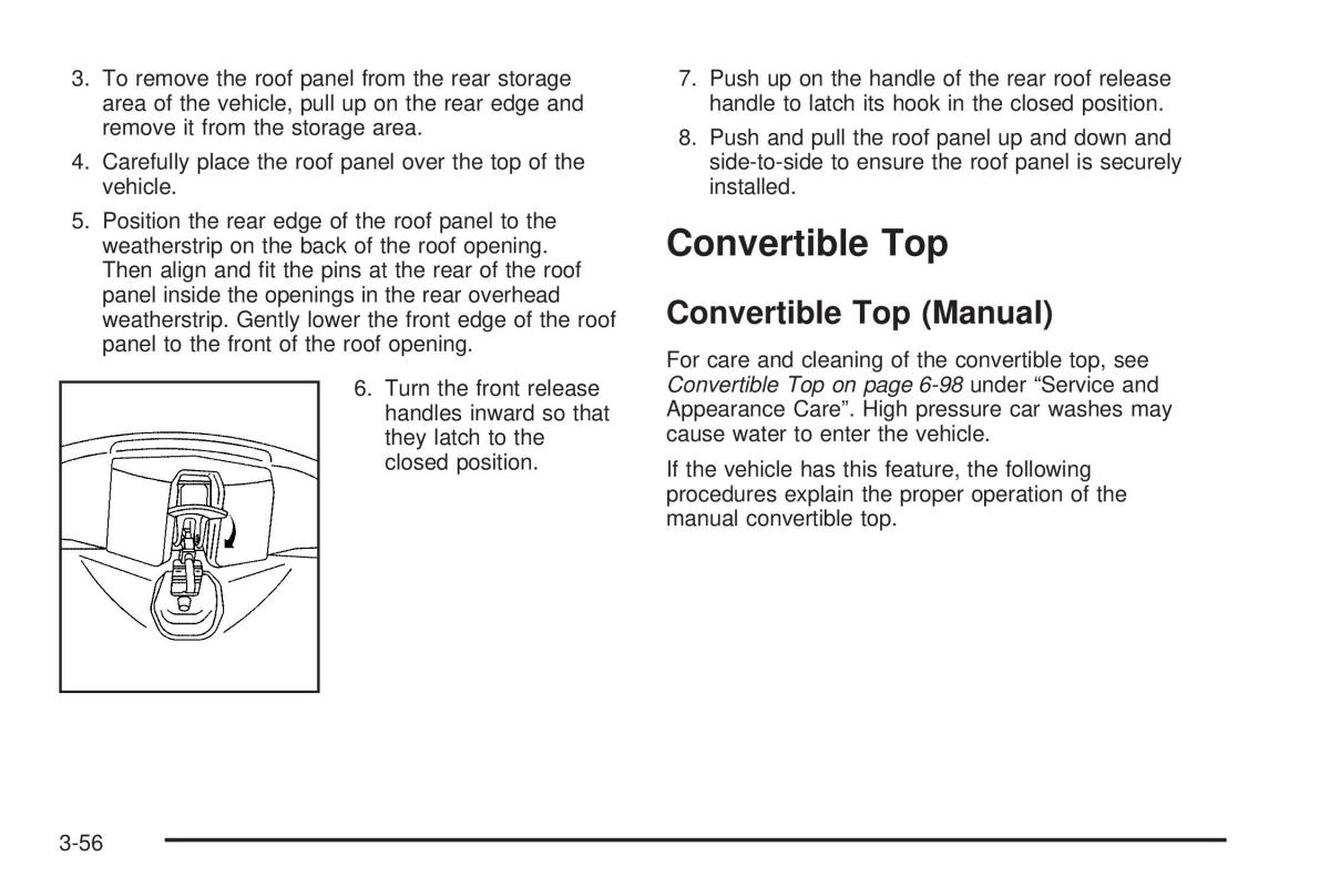 Chevrolet Corvette C6 owners manual / page 150