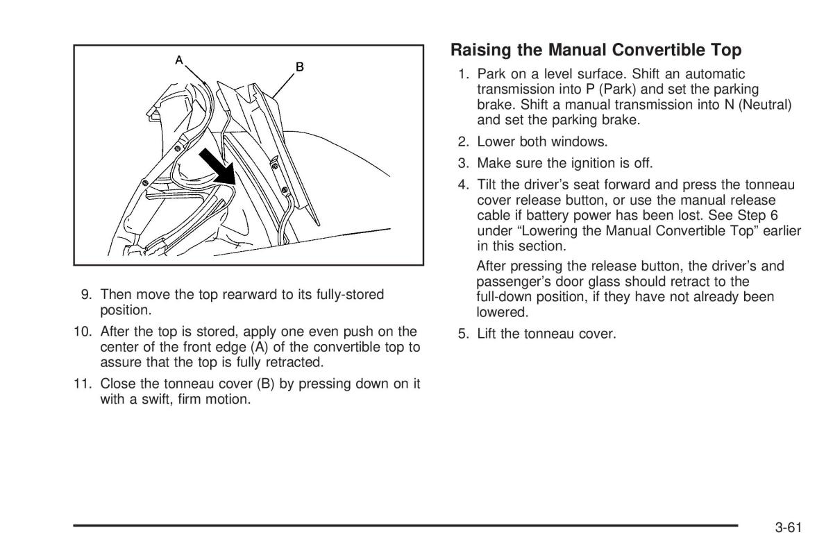 Chevrolet Corvette C6 owners manual / page 155