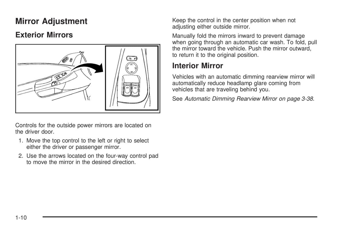 Chevrolet Corvette C6 owners manual / page 16