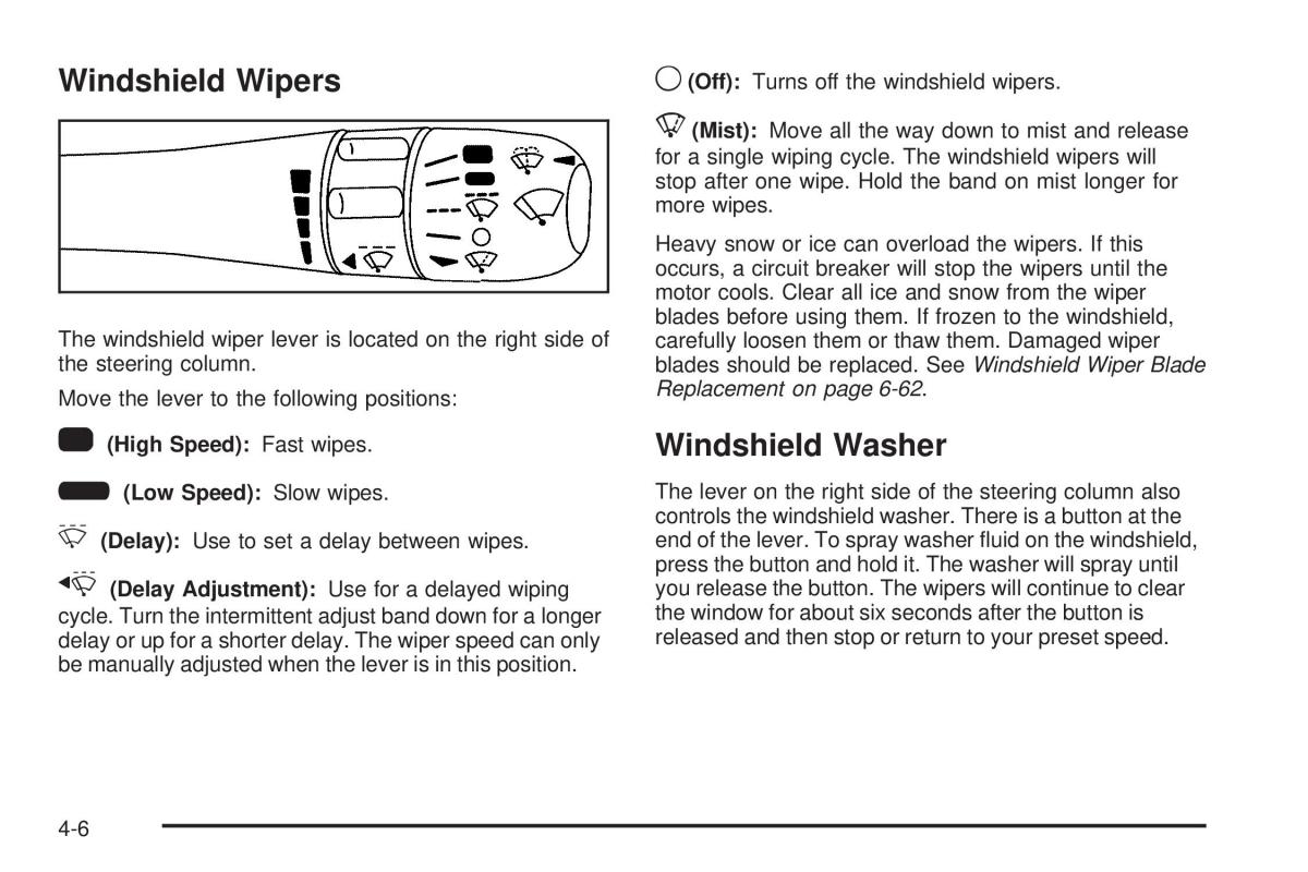 Chevrolet Corvette C6 owners manual / page 168