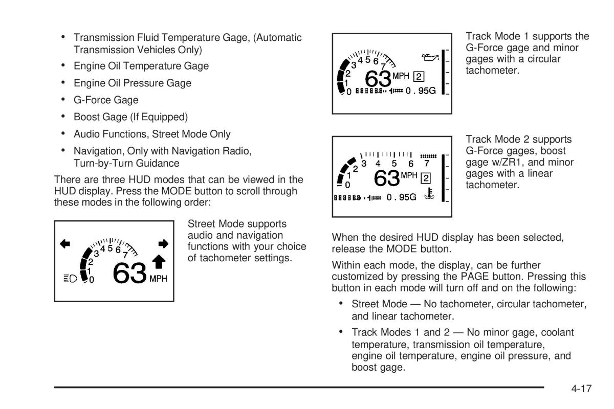 Chevrolet Corvette C6 owners manual / page 179