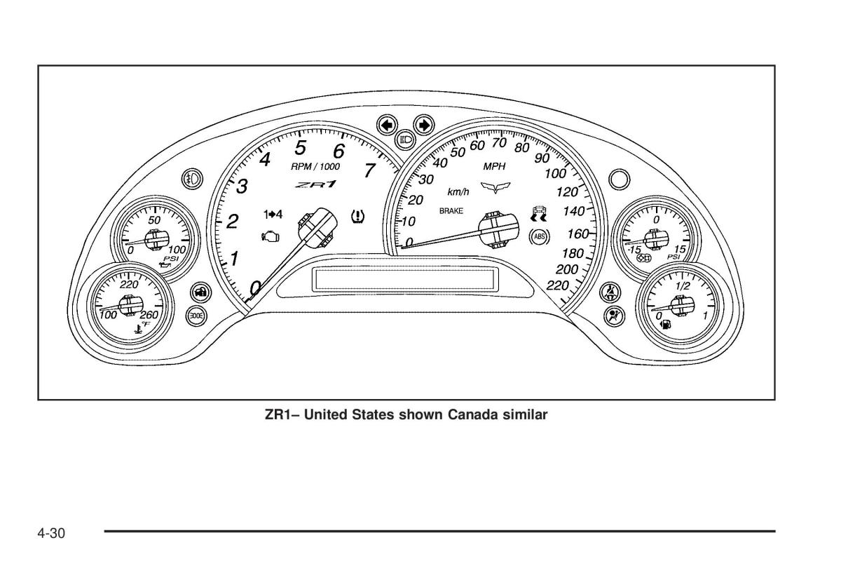 Chevrolet Corvette C6 owners manual / page 192