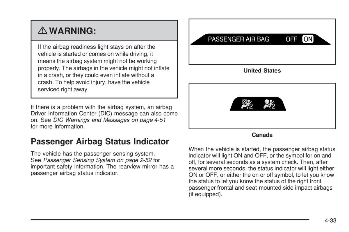 Chevrolet Corvette C6 owners manual / page 195